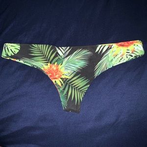 Tropical Thong bikini bottom